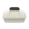 Birch White Razor Tour Pack Pad Luggage Trunk For '97-'23 Harley Touring