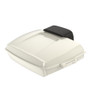Birch White Razor Tour Pack Pad Luggage Trunk For '97-'23 Harley Touring