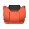 Orange Lava Razor Tour Pack Pad Luggage Trunk For '97-'23 Harley Touring
