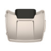 Silver Fortune Razor Tour Pack Pad Luggage Trunk For '97-'23 Harley Touring