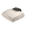 Silver Fortune Razor Tour Pack Pad Luggage Trunk For '97-'23 Harley Touring
