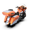 Amber Whiskey and Brilliant Silver 4.5'' STRETCHED SADDLEBAG BOTTOMS FOR HARLEY DAVIDSON 2014+ TOURING