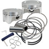 S&S Cycle #920-0100 - Big Bore Forged Piston Kit - 3.937" Bore - 107" Twin Cam - Standard