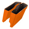 Advanblack 2014+ Stretched Saddlebag Liner Custom Orange Stitching Liner Kit Fit for Bottoms