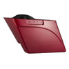 Ember Red sunglo Single Cutout Stretched Saddlebags Bottoms for Harley '93-'13 Touring