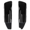 Advanblack Black Tempest 2 into 1 Stretched Extended Saddlebag Bottoms for 2014+  Harley Davidson Touring