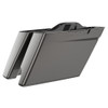 Advanblack Silver Flux 2 into 1 Stretched Extended Saddlebag Bottoms for 2014+  Harley Davidson Touring