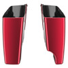 Advanblack Velocity Red Sunglo  2 into 1 Stretched Extended Saddlebag Bottoms for 2014+  Harley Davidson Touring