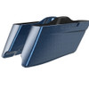 Advanblack Cosmic Blue Pearl CVO Style Tapered Stretched Extended Saddlebag Bottoms for Harley Davidson 2014+ Touring