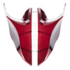 Advanblack Ravager Series Airbrushed Hard Candy Hot Rod Red Flake Stretched Extended Side Cover Pannel for 2014+ Harley Davidson Touring