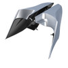 Atlas Silver Metallic ABS CVO Style Stretched Extended Side Cover Panel for 2014+ Harley Davidson Touring