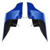 Advanblack Blue Max ABS CVO Style Stretched Extended Side Cover Panel for 2014+ Harley Davidson Touring