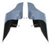 Advanblack Gunship Gray ABS CVO Style Stretched Extended Side Cover Panel for 2014+ Harley Davidson Touring