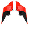 Advanblack Performance Orange ABS CVO Style Stretched Extended Side Cover Panel for 2014+ Harley Davidson Touring