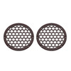Advanblack x XBS Color Matched HEX 6.5'' Speaker Grills-Billiard Burgundy