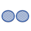 Advanblack x XBS Color Matched HEX 6.5'' Speaker Grills-Blue Max