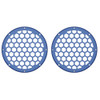 Advanblack x XBS Color Matched HEX 6.5'' Speaker Grills-Blue Max