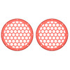 Advanblack x XBS Color Matched HEX 6.5'' Speaker Grills-Candy Orange