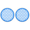 Advanblack x XBS Color Matched HEX 6.5'' Speaker Grills-Electric Blue