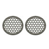 Advanblack x XBS Color Matched HEX 6.5'' Speaker Grills-Industrial Gray