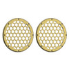 Advanblack x XBS Color Matched HEX 6.5'' Speaker Grills-Olive Gold