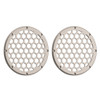 Advanblack x XBS Color Matched HEX 6.5'' Speaker Grills-Silver Fortune