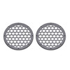 Advanblack x XBS Color Matched HEX 6.5'' Speaker Grills-Smoke Gray