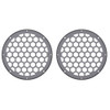 Advanblack x XBS Color Matched HEX 6.5'' Speaker Grills-Smoke Gray