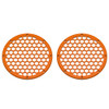 Advanblack x XBS Color Matched HEX 8'' Speaker Grills-Baja Orange