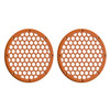Advanblack x XBS Color Matched HEX 8'' Speaker Grills-Baja Orange