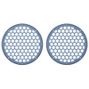 Advanblack x XBS Color Matched HEX 8'' Speaker Grills-Cosmic Blue Pearl