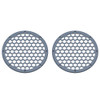 Advanblack x XBS Color Matched HEX 8'' Speaker Grills-Gunship Gray