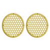 Advanblack x XBS Color Matched HEX 8'' Speaker Grills-Industrial Yellow