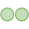 Advanblack x XBS Color Matched HEX 8'' Speaker Grills-Radioactive Green