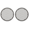 Advanblack x XBS Color Matched HEX 8'' Speaker Grills-Silver Fortune