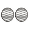Advanblack x XBS Color Matched HEX 8'' Speaker Grills-Silver Fortune