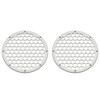 Advanblack x XBS Color Matched HEX 8'' Speaker Grills-Stone Washed White Pearl