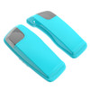 Frosted Teal 5x7 Saddlebag Speaker Lids for Harley Davidson Touring 2014+