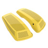 Advanblack Industrial Yellow Dual 6x9 Speaker Lids for 2014+ Harley Davdison Touring
