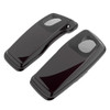Advanblack Waterproof Blackened Cayenne Hard Saddlebag Speaker Lids Cover for Harley Davidson Touring 2014+