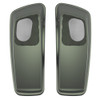 Advanblack Deadwood Green Denim Waterproof 6x9 Saddlebag Speaker Lids Cover for Harley Davidson Touring 2014+