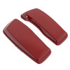 Advanblack Redline Red Standard Normal Stretched Saddlebag Lids for Harley Davidson Touring 2014+-Ember Red Sunglo