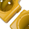 Advanblack Color-Matched Chrome Yellow Pearl 6.5" Speaker Pods for 83'- 13' Lower Fairing Vented Harley Davidson Touring