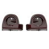 Advanblack Twisted Cherry Speaker Box Pod Lower Vented Fairings for 2014+ Harley Davidson Touring