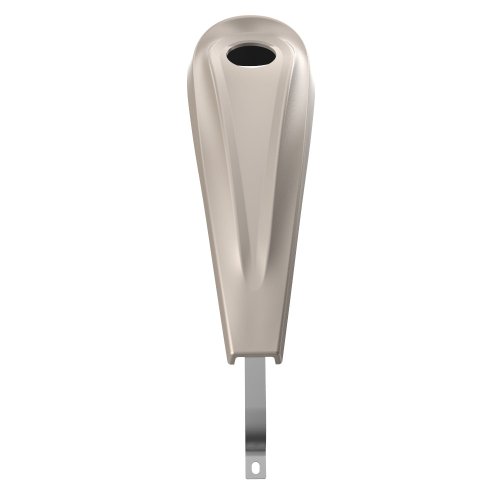 Advanblack Silver Fortune Low-profile Tank Dash Console for '08-'20 Harley Street Glide and Road Glide