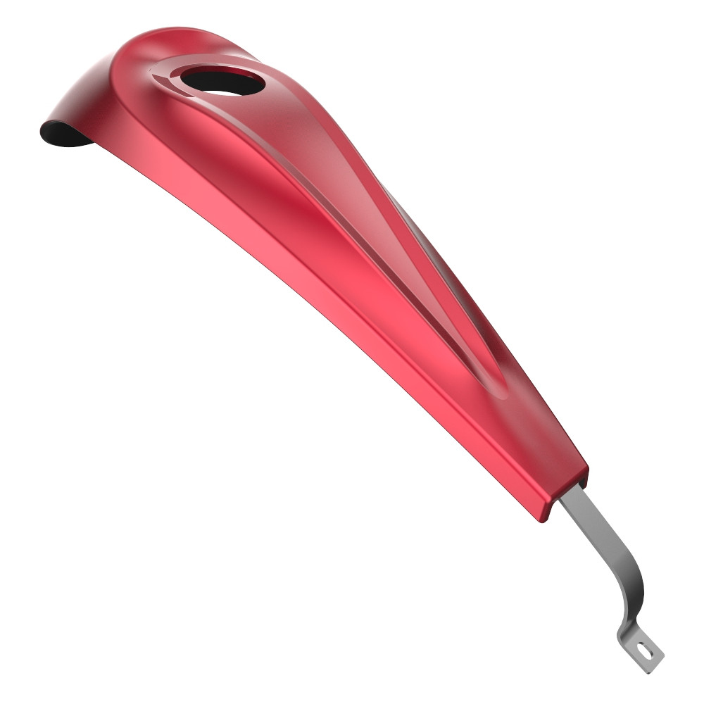 Advanblack Velocity Red Sunglo Low-profile Tank Dash Console for '08-'20 Harley Street Glide and Road Glide