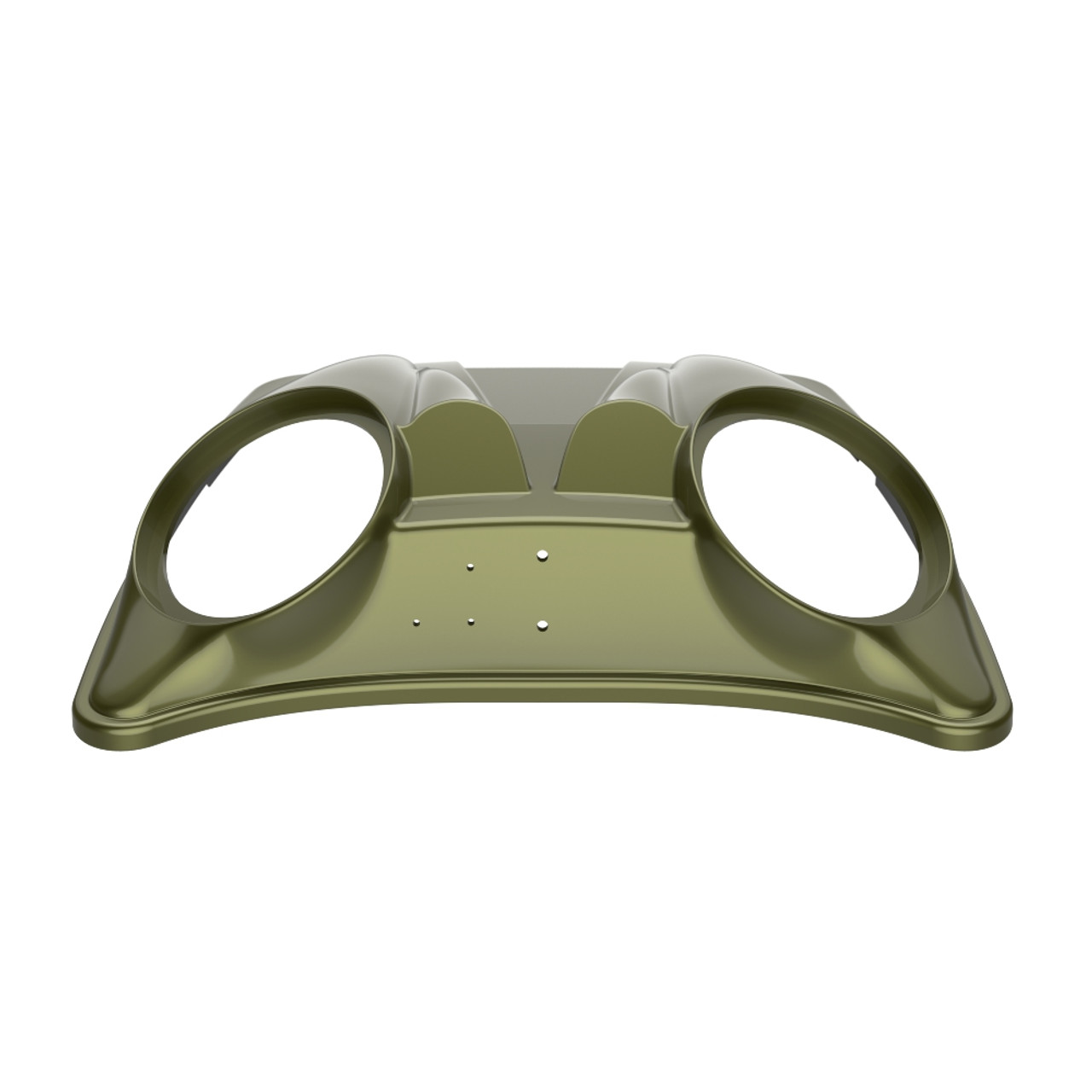 Mineral Green Metallic  Dual 8'' Speaker Lids for Advanblack / OEM Harley Rushmore style Razor, Chopped & King Tour Pak