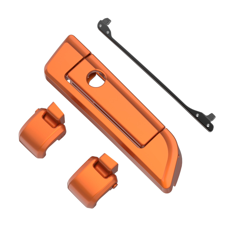 Amber Whiskey Hinges & Latch kit  For Harley Razor Chopped King Tour Pak