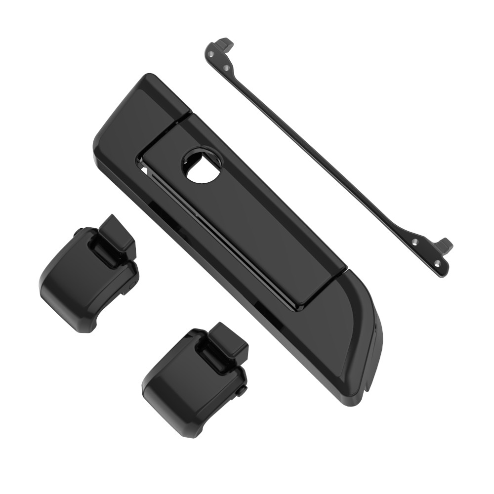 Black Hole Hinges & Latch kit  For Harley Razor Chopped King Tour Pak