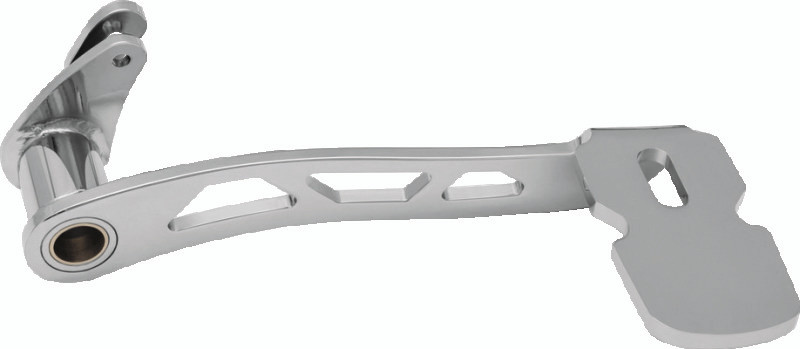 Kuryakyn #9648 - Girder Extended Brake Pedal 14 and Up With Fairing Lowers Chrome